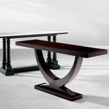 Console Table Umberto
High gloss smoked eucalyptus figured veneer