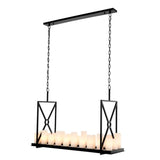 Chandelier Commodore
Black finish | including faux candle shades