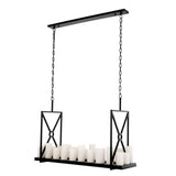 Chandelier Commodore
Black finish | including faux candle shades
