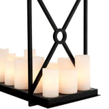 Chandelier Commodore
Black finish | including faux candle shades