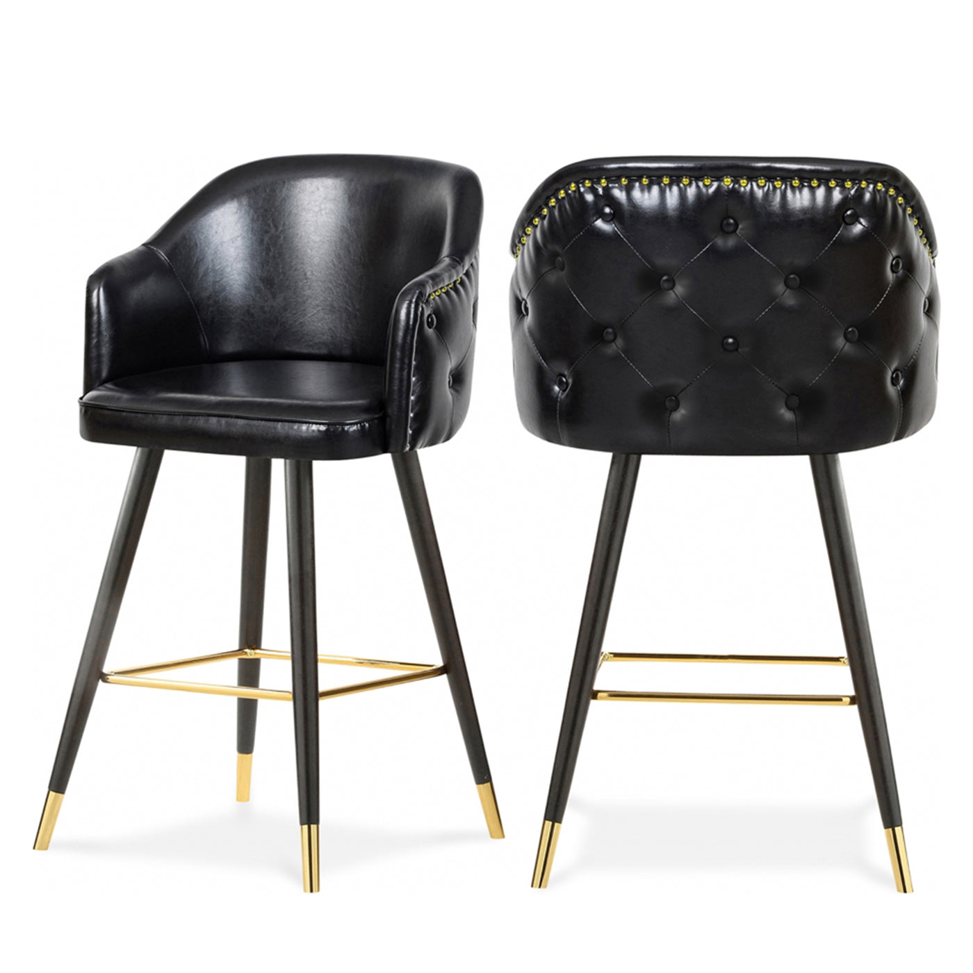 Barbosa Faux Leather Bar | Counter Stool