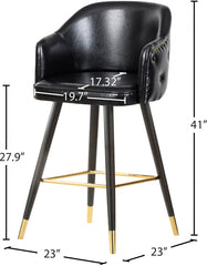 Barbosa Faux Leather Bar | Counter Stool