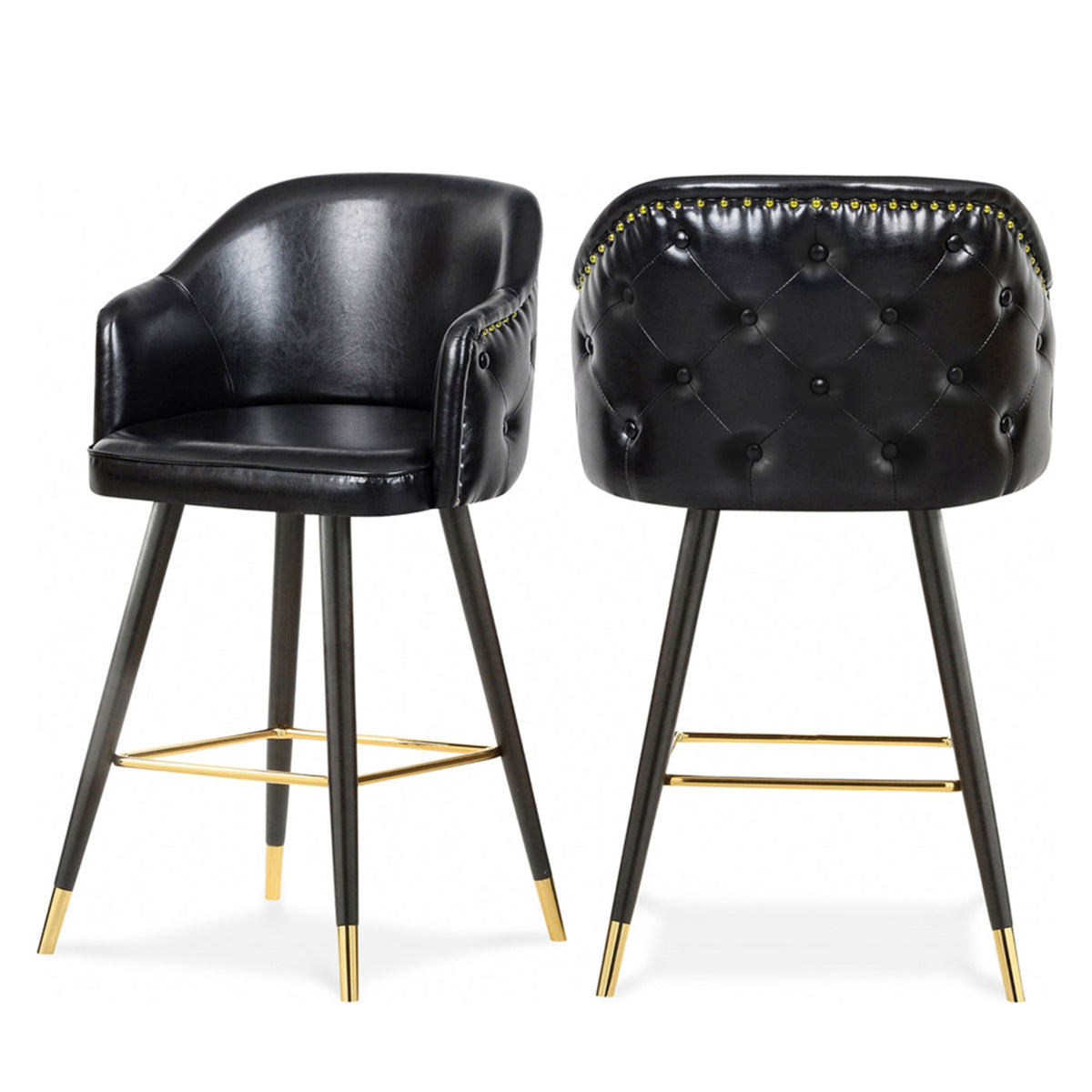 Barbosa Faux Leather Bar | Counter Stool