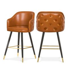 Barbosa Faux Leather Bar | Counter Stool