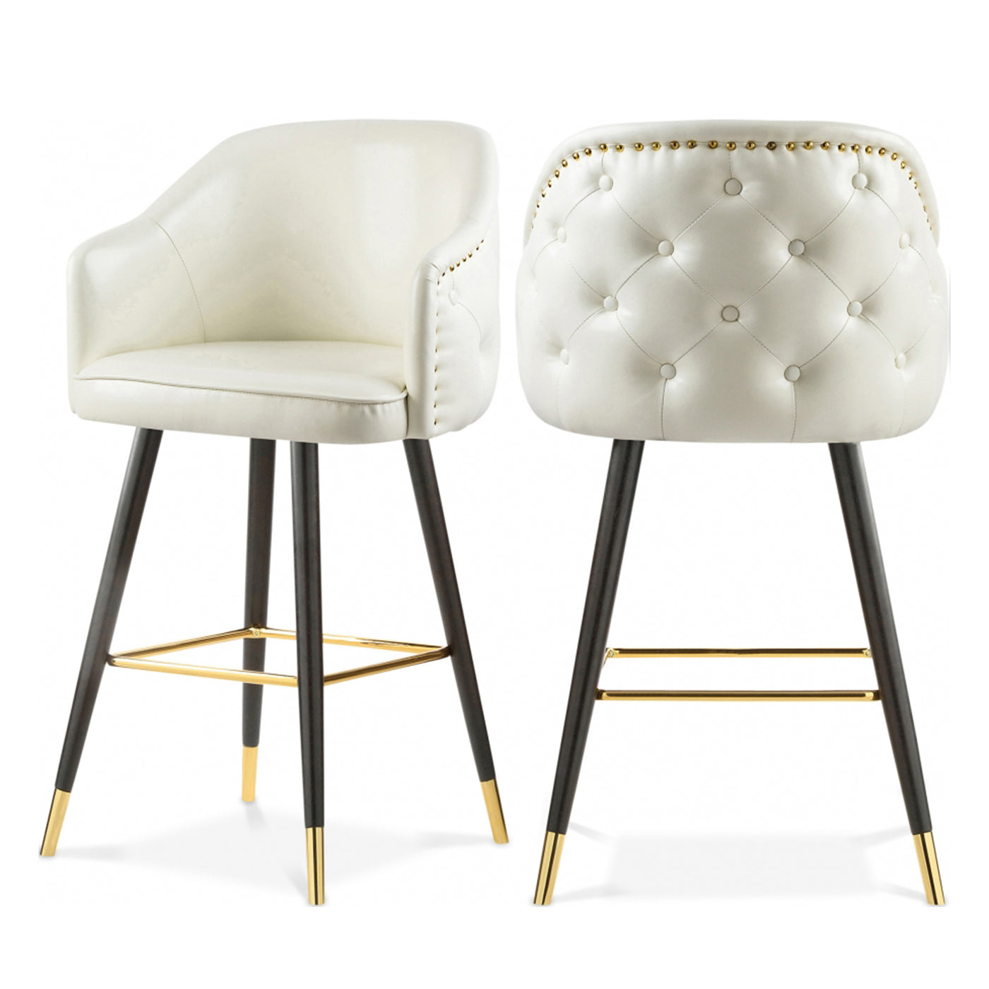 Barbosa Faux Leather Bar | Counter Stool