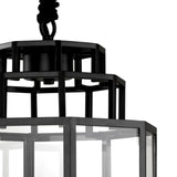 Lantern Monticello M
Black finish | clear glass