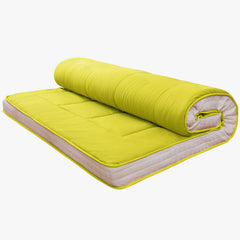 MAXYOYO Comfortable Square Futon Mattress Full Size, Bright Yellow