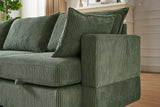 HARLOW 114" Corduroy Sofa w/ Storage