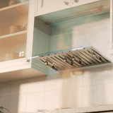 CIARRA Professional Series 28 inch Built-In Range Hood Insert with 4-Speed Levels and Smart Control | CAS28927A-OW