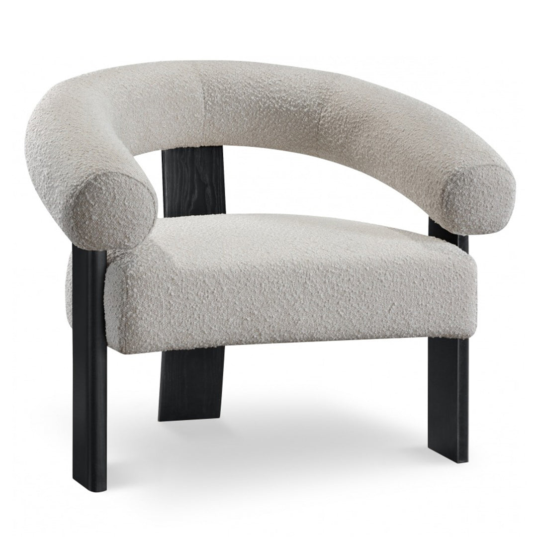 Winston Boucle Fabric Accent Chair