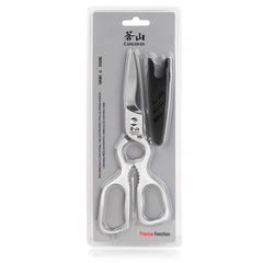 D Shape 9-Inch Shears Satin Finish, Forged 3Cr13 Stainless Steel, 1021233