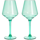 Floating Wine Glasses for Pool - Set of 2-15 OZ (Green)