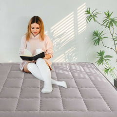 MAXYOYO Padded Japanese Floor Mattress, Grey style