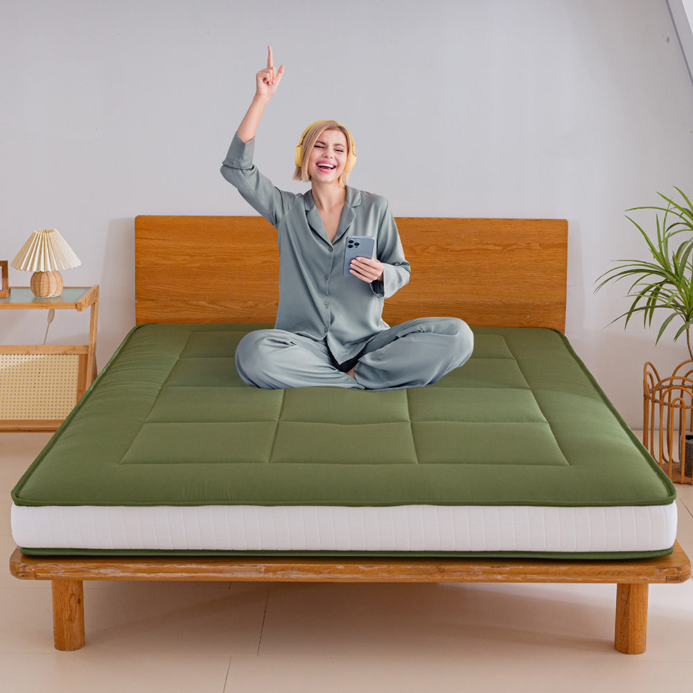 CloudCozy Elite 6" Futon Mattress, Green