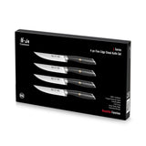 L & L1 Series 4-Piece Fine-Edge Steak Knife Set, Forged German Steel