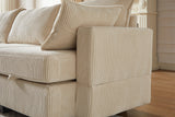 HARLOW 114" Corduroy Sofa w/ Storage