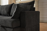 HARLOW 114" Corduroy Sofa w/ Storage