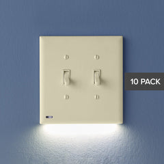 Toggle Switchlight For Double Gang Switches - Light Almond