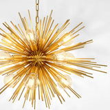 Chandelier Boivin
Matte brass finish