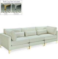 Julia Velvet Modular 108" Sofa