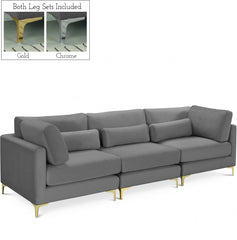 Julia Velvet Modular 108" Sofa