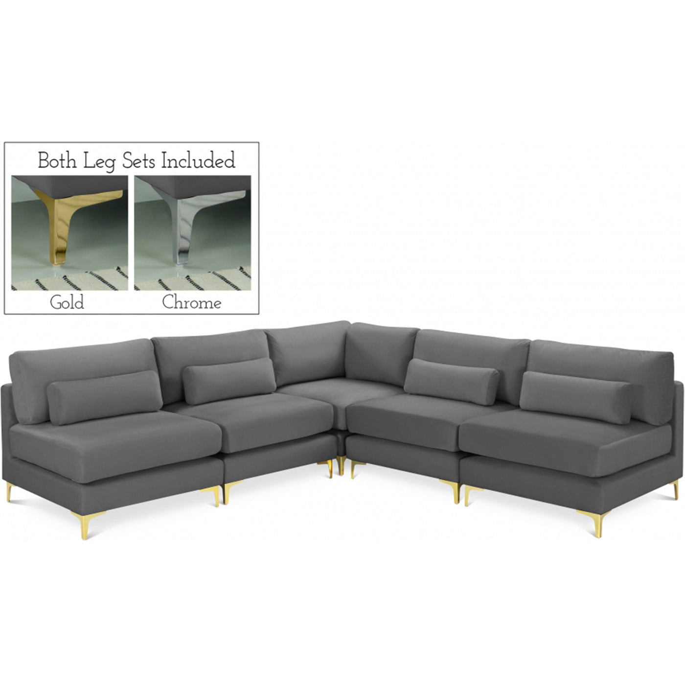 Julia Velvet Modular Sectional