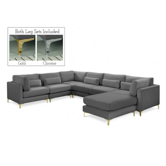 Julia Velvet Modular Reversible Sectional