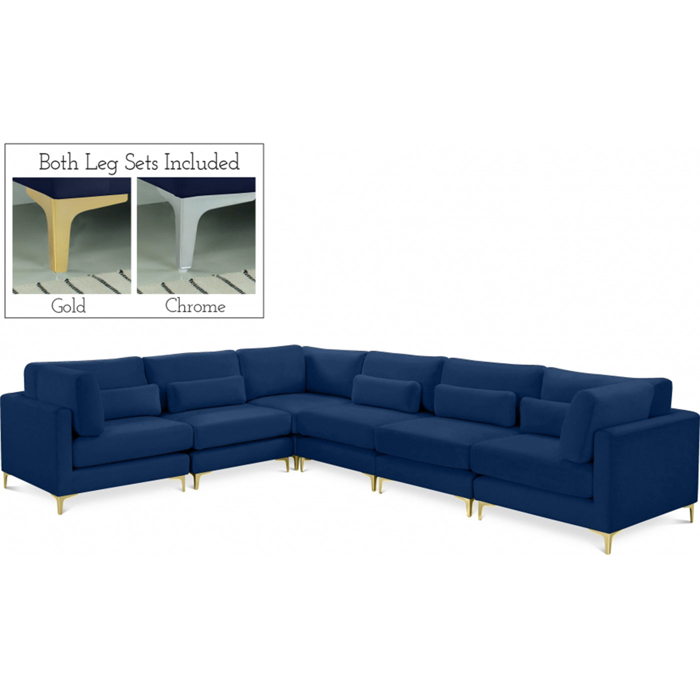 Julia Velvet Modular Sectional