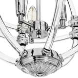 Chandelier Impero
Nickel finish | clear acrylic