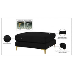 Julia Velvet Modular Ottoman