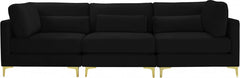 Julia Velvet Modular 108" Sofa