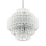Chandelier Vittoria S
Clear glass | nickel finish