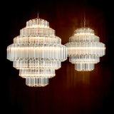Chandelier Vittoria S
Clear glass | nickel finish