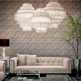 Chandelier Vittoria S
Clear glass | nickel finish