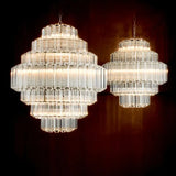 Chandelier Vittoria L
Clear glass | nickel finish