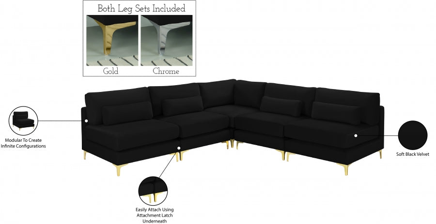 Julia Velvet Modular Sectional