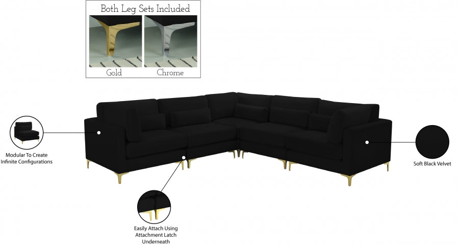 Julia Velvet Modular Sectional