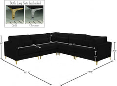 Julia Velvet Modular Sectional