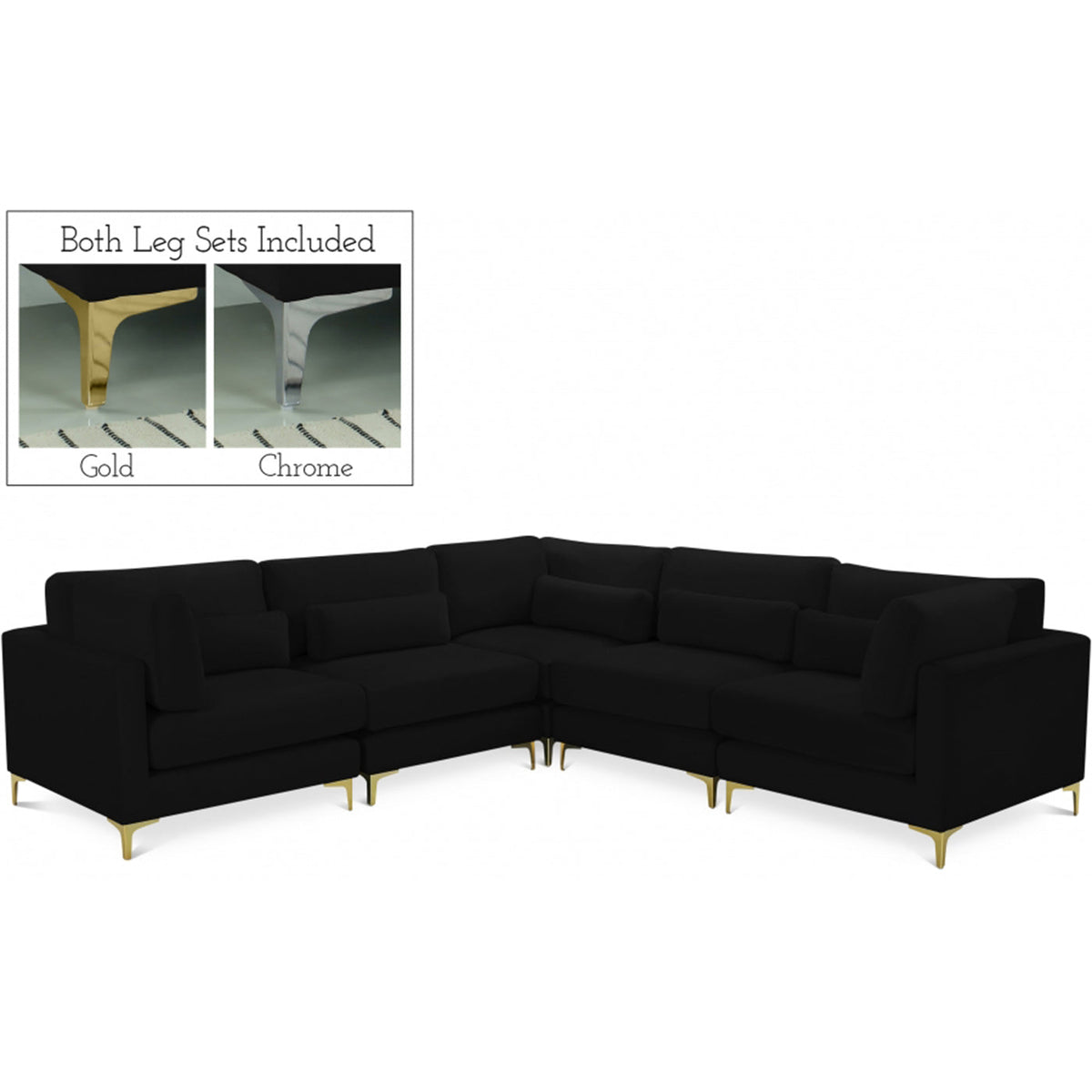 Julia Velvet Modular Sectional