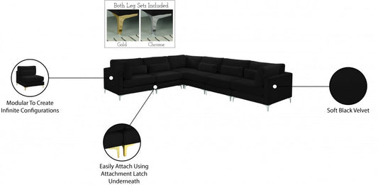 Julia Velvet Modular Sectional