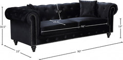 Chesterfield Velvet Sofa