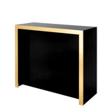 Bar Grimaldi
Gold finish | black glass
