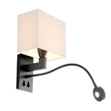 Wall Lamp Reading
Bronze finish | flexible LED reading light