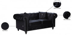 Chesterfield Velvet Loveseat