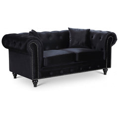 Chesterfield Velvet Loveseat