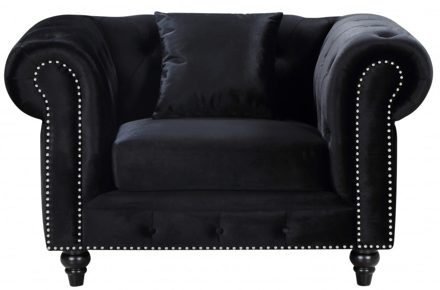 Chesterfield Velvet Chair