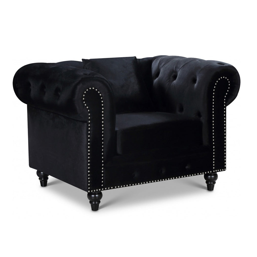 Chesterfield Velvet Chair