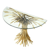 Console Table Bonheur
Painted brass colour | bevelled clear glass