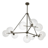 Chandelier Bermude
Bronze finish | clear glass