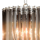 Chandelier Murano 14 inch dia
Smoke acrylic | nickel finish